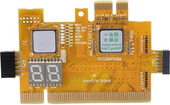 Carta diagnostica per mainboard desktop - 4 in 1, accessori diagnostici, carta diagnostica.