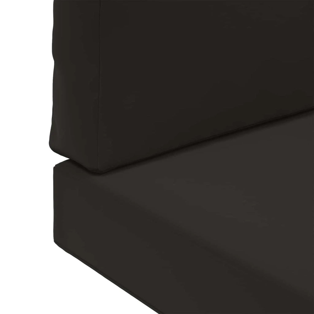 Cuscino per divano da esterno 2 pcs Nero Poliestere 900836