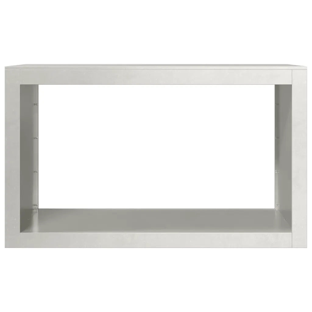 Rastrelliera per Legna da Ardere 100x40x60 cm in Acciaio Inox 850986