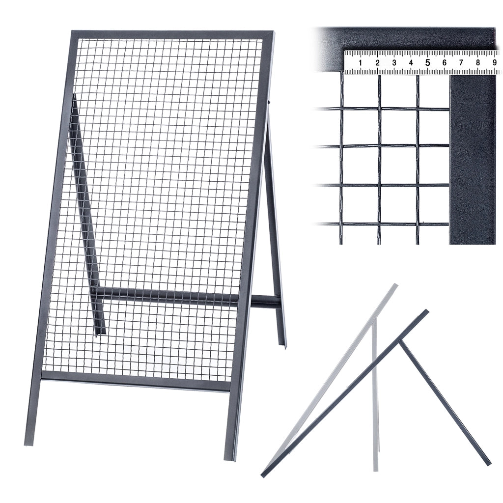 Setaccio da costruzione KADAX per sabbia, terra, muratura, 120x60 cm, ghiaia, maglia 20 mm