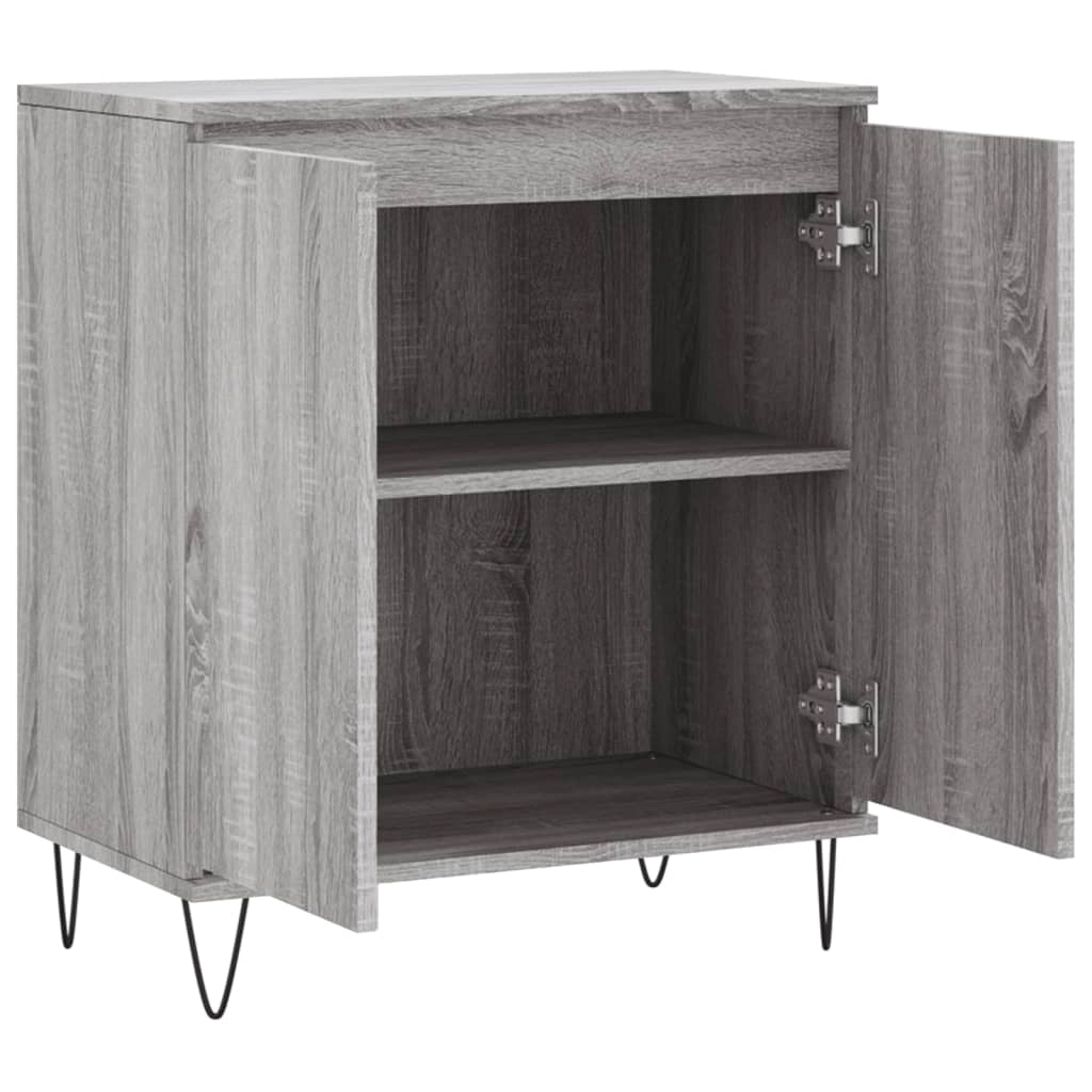 Buffet credenza cassettiera armadio mobile contenitore organizer cucina soggiorno Sonoma 60 x 35 x 70 cm legno ingegnerizzato grigio 02_0036405