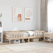 Letto senza Materasso 75x190 cm in Legno Massello Pino 846982
