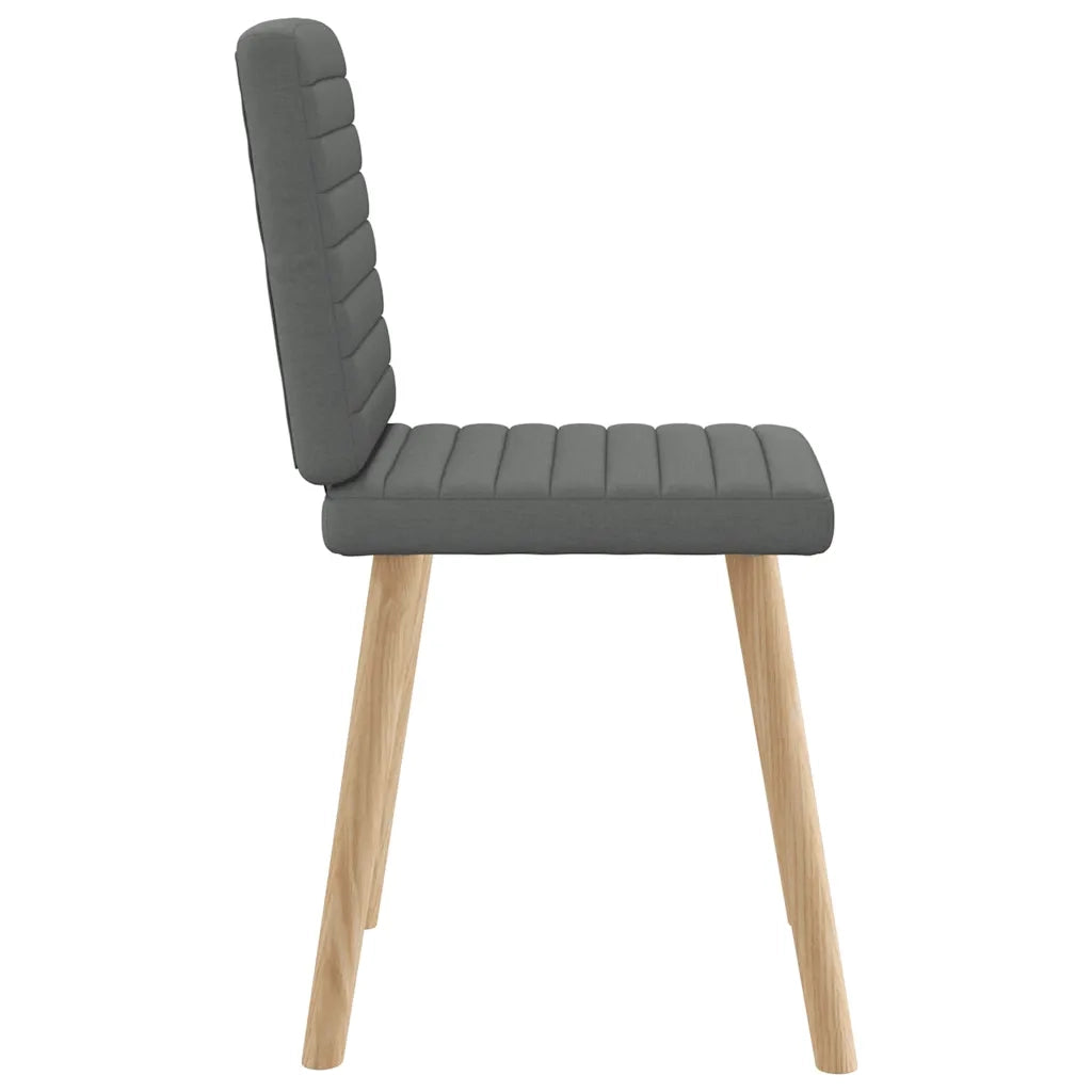 Sedie da Pranzo 6 pz Grigio Scuro in Tessuto 3315545