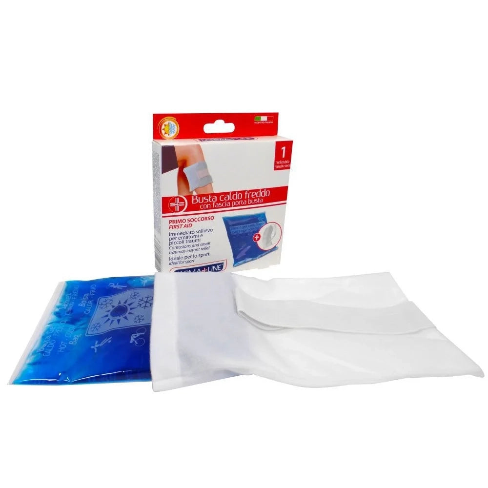 Trade Shop - Busta Gel Caldo/freddo Con Fascia Porta Busta Primo Soccorso Immediato Sollievo Bus3848a -
