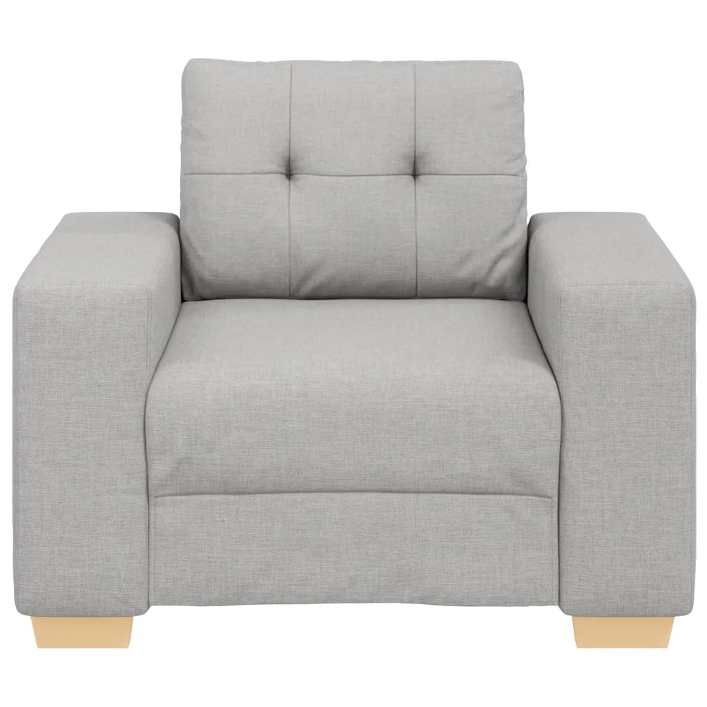 Divano Sedia Grigio Nuvola 100x78x80 cm in Tessuto 4105066