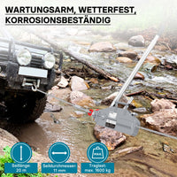 Paranco a fune max 1600kg fune 20m Ø11mm per sollevamento spostamento carichi