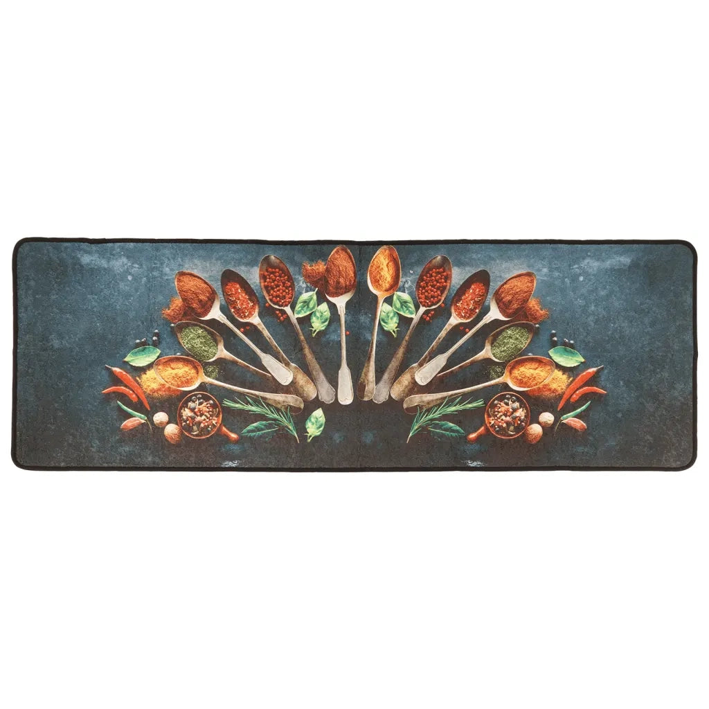 Tappeto da Cucina-Tappetino da Cucina Multicolore 60x180 cm Lavabile Antiscivolo 646207