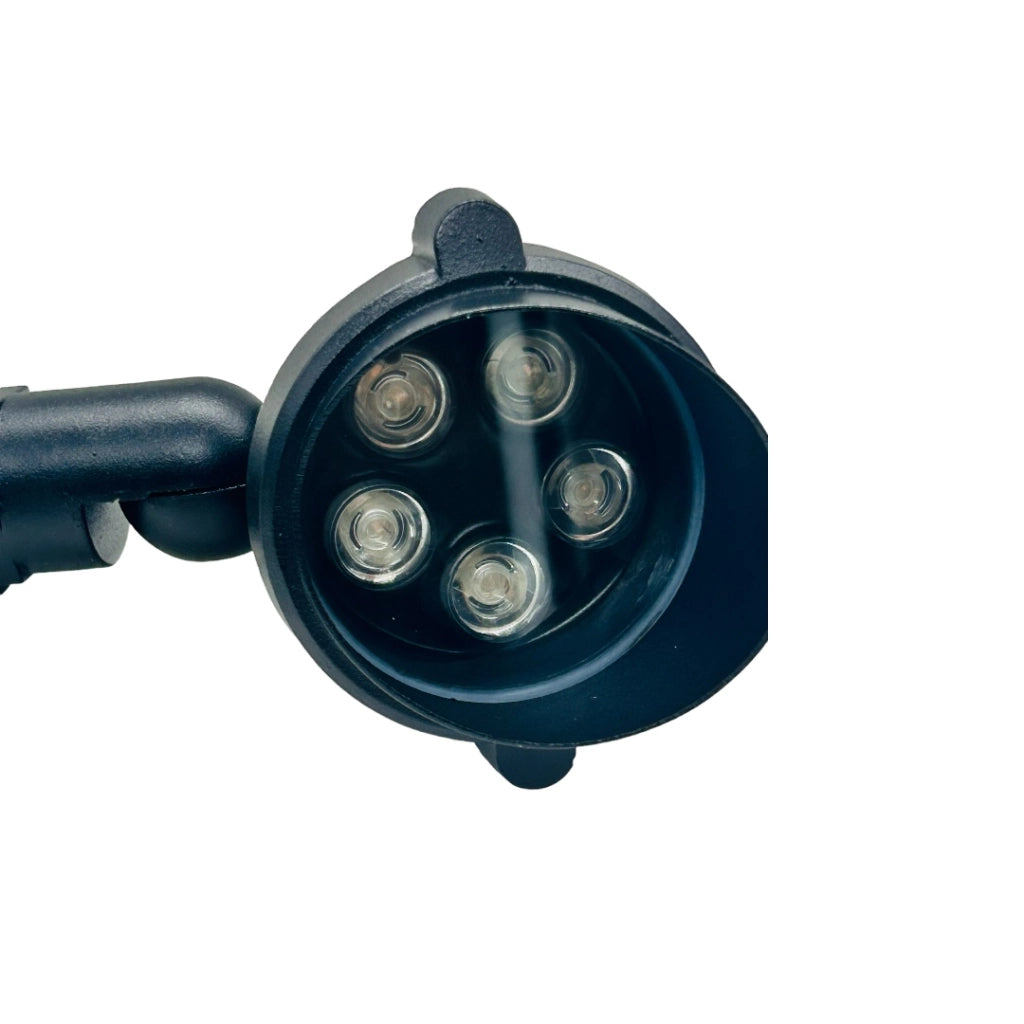 Faretto a led da esterno per giardino orientabile 5w luce Verde con picchetto lampada proiettore spot Impermeabile