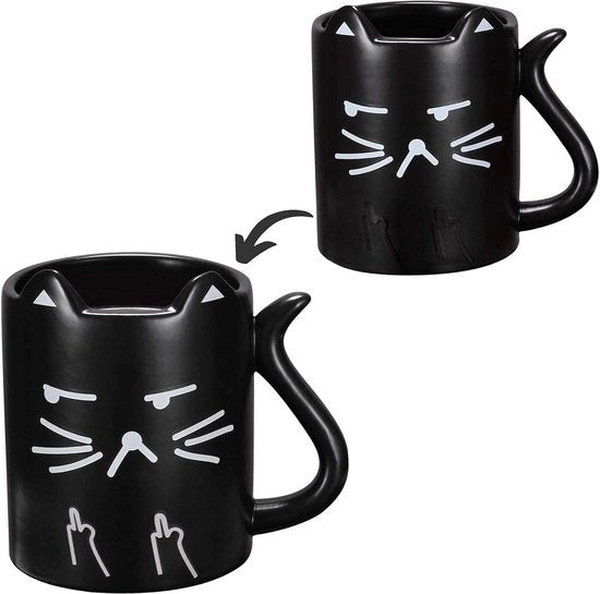 Tazza da Caffè Divertente Frasi Io Faccio Cio' Che Voglio (Io Faccio Cio' Che Voglio) Tazza Magica - Effetto Termico Cambiante di Colore - Opzione di Regalo Perfetta - NEKO