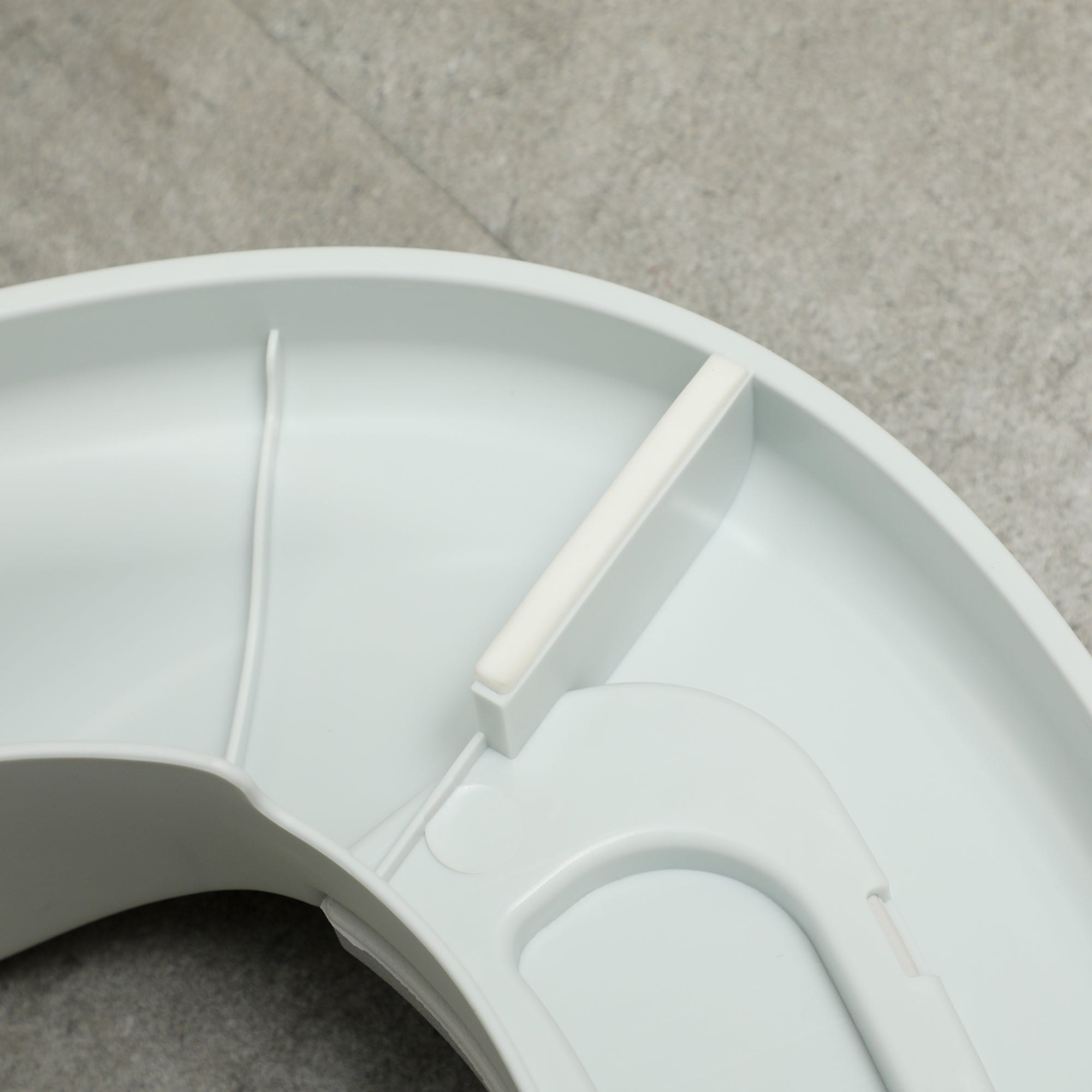 Vasino per Bambini Evolutivo 3 in 1 con Vaschetta Rimovibile Grigio