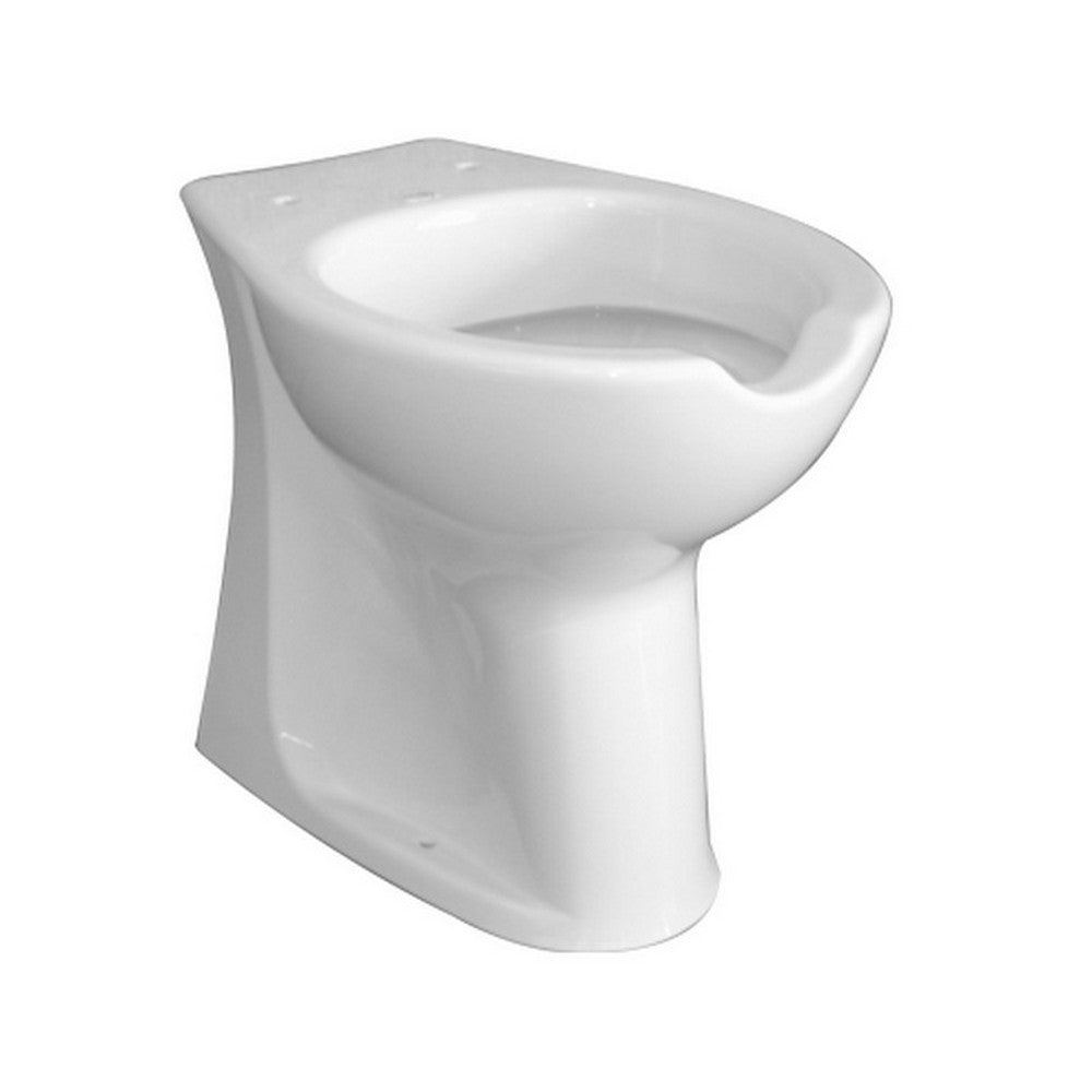 Wc in ceramica serie open con apertura anteriore e scarico unificato parete-pavimento