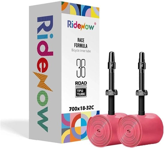 Set di tubi pneumatici da 2, TPU 700C, ultraleggero, impermeabile, valvola Presta, nucleo rimovibile, alta pressione, pneumatici da bicicletta