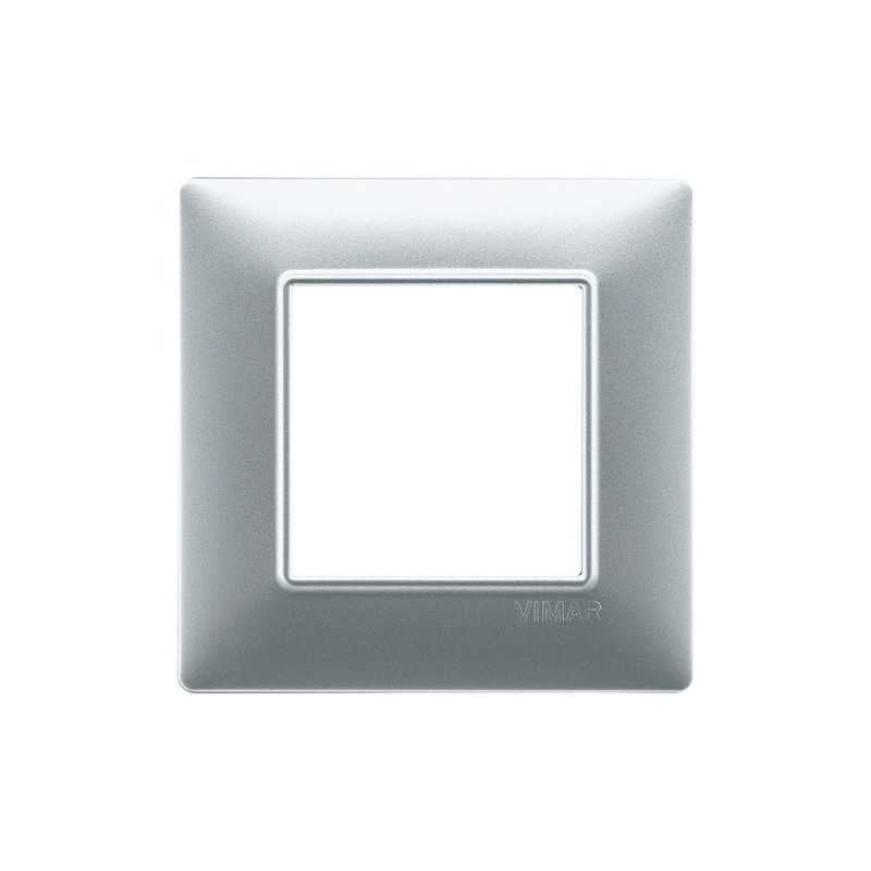 14642.20 Placca 2M Argento Opaco Plana