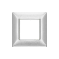 14642.81 Placca 2M Alluminio Spazzolato Plana