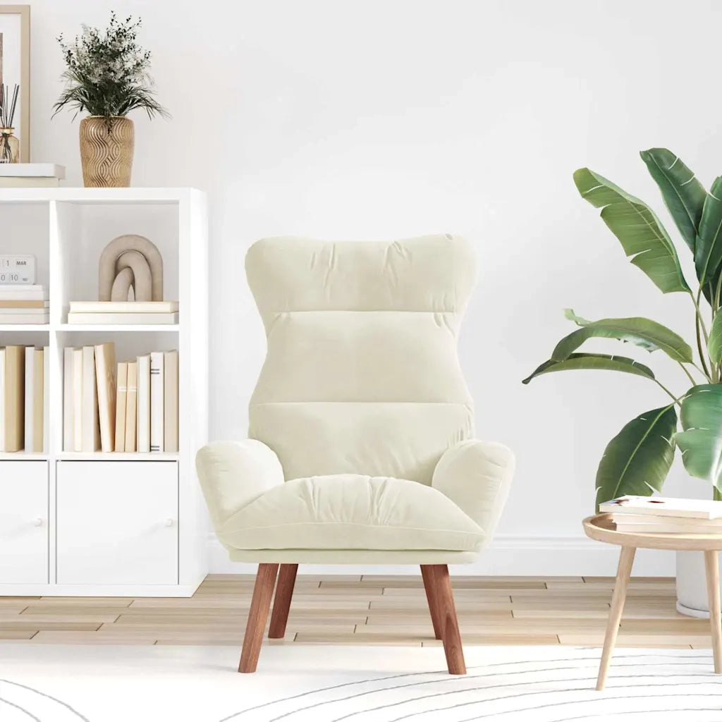 poltrona Crema 69 x 74 x 93 cm Velluto 42001842