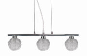 Lampadario Candellux WIND 33-14085 3xG9 cromo argento