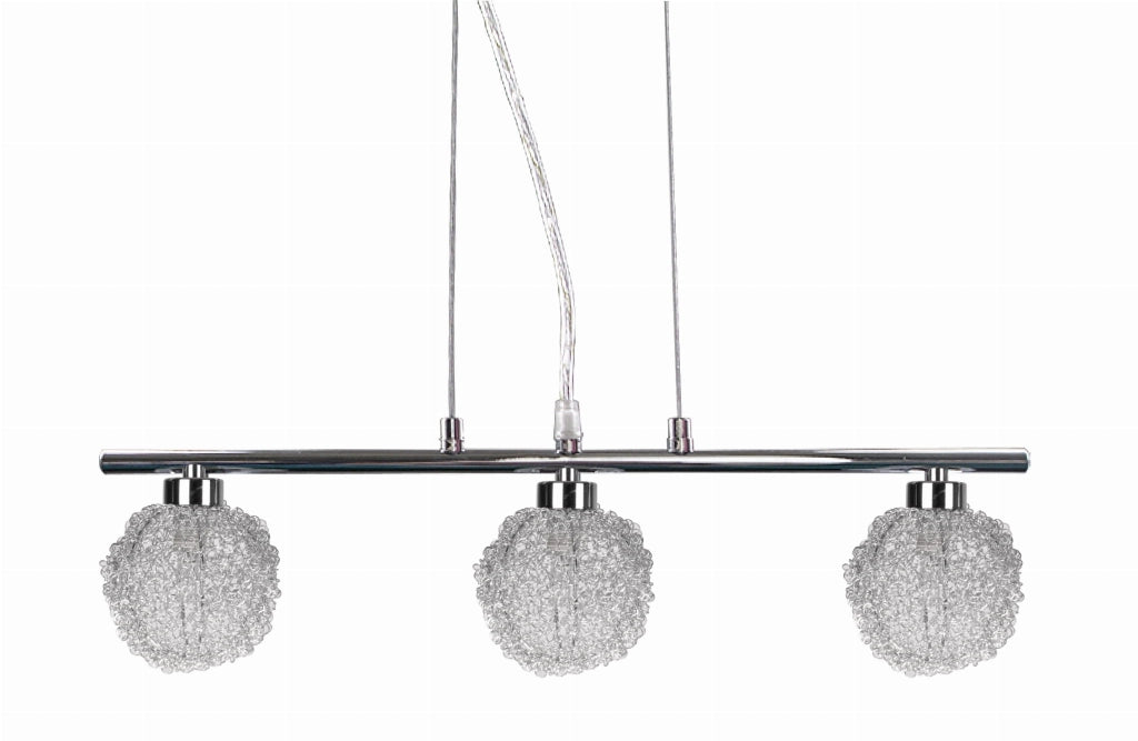 Lampadario Candellux WIND 33-14085 3xG9 cromo argento