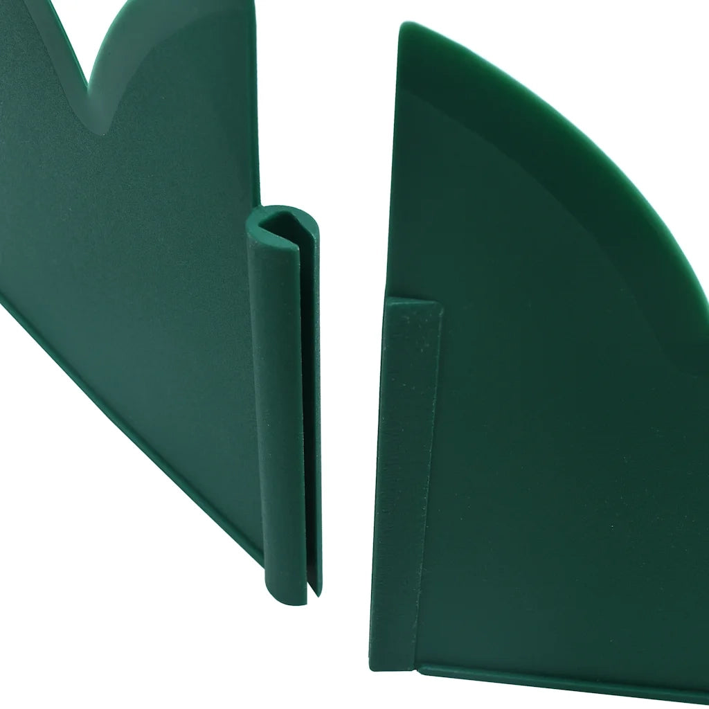 Bordature per Prato 10 pz Verdi 65x15 cm in PP CFW9980477