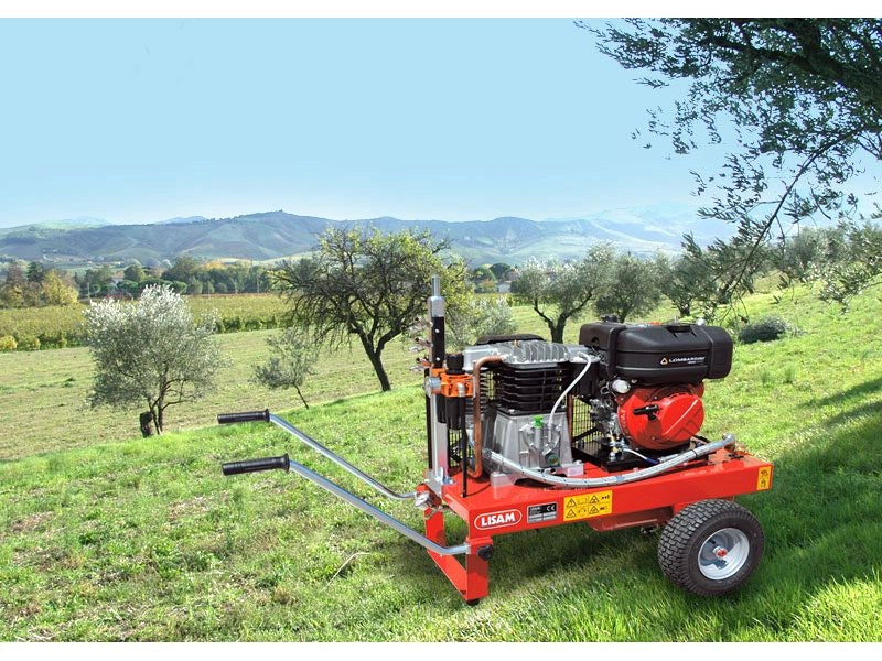 Motocompressore Lisam LM 990 Diesel motore Lombardini con avviamento manuale