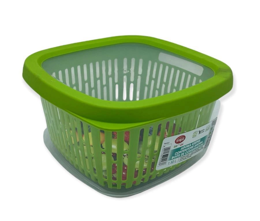 Contenitore Salvafreschezza Aroma Keeper Verde 1,5 Litri Snips