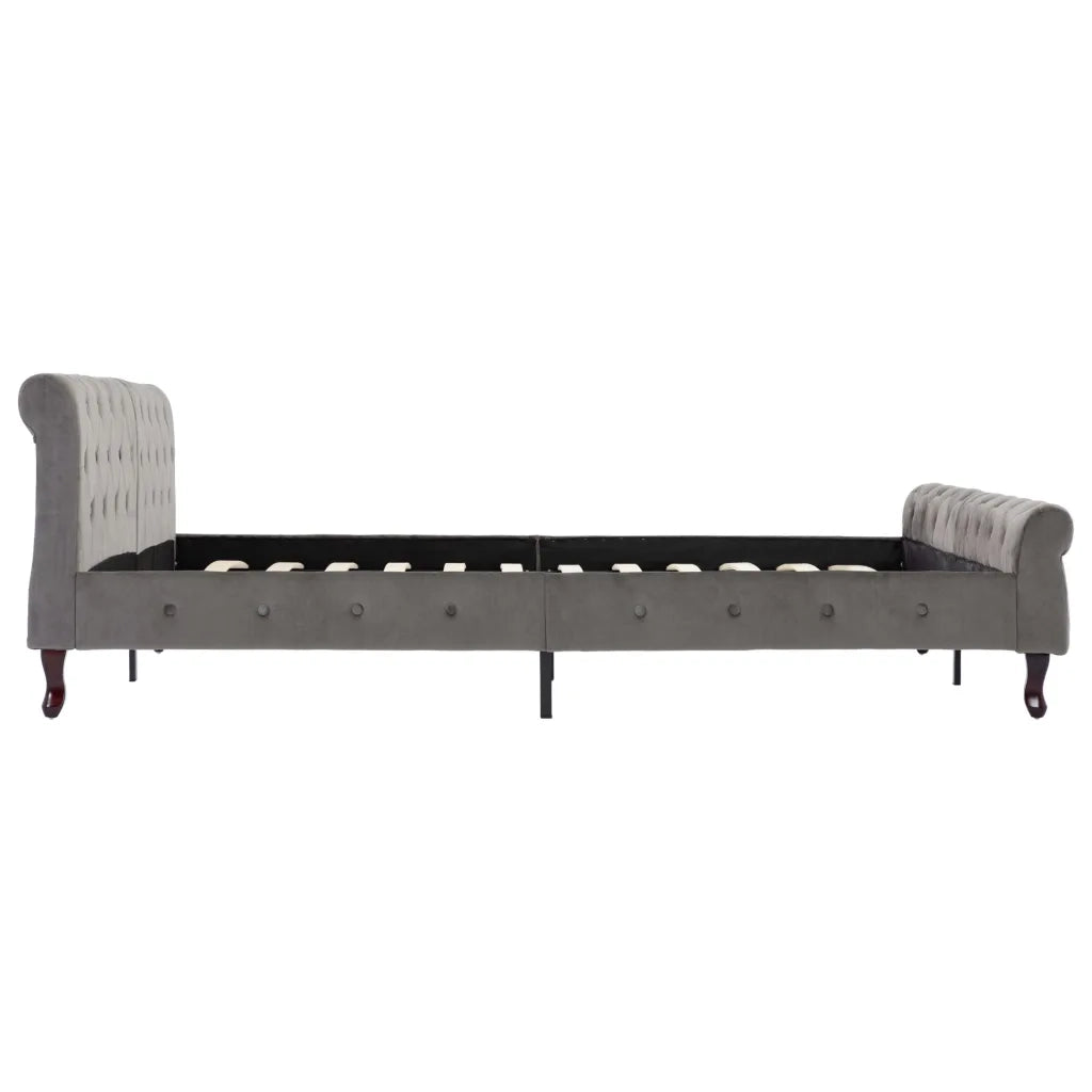 Giroletto Grigio in Velluto 180x200 cm 288562