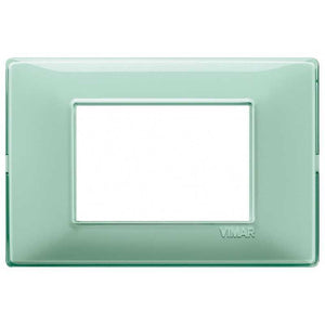 14653.44 Placca 3 Moduli Reflex Menta Plana