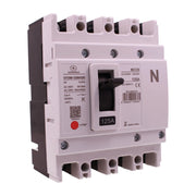 Interruttore Scatolato MCCB 4P 100A/125A 36kA, Magnetotermico Trifase AC 400V (125A)