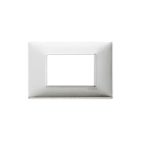 14653.81 Placca 3P Alluminio Spazzolato Plana