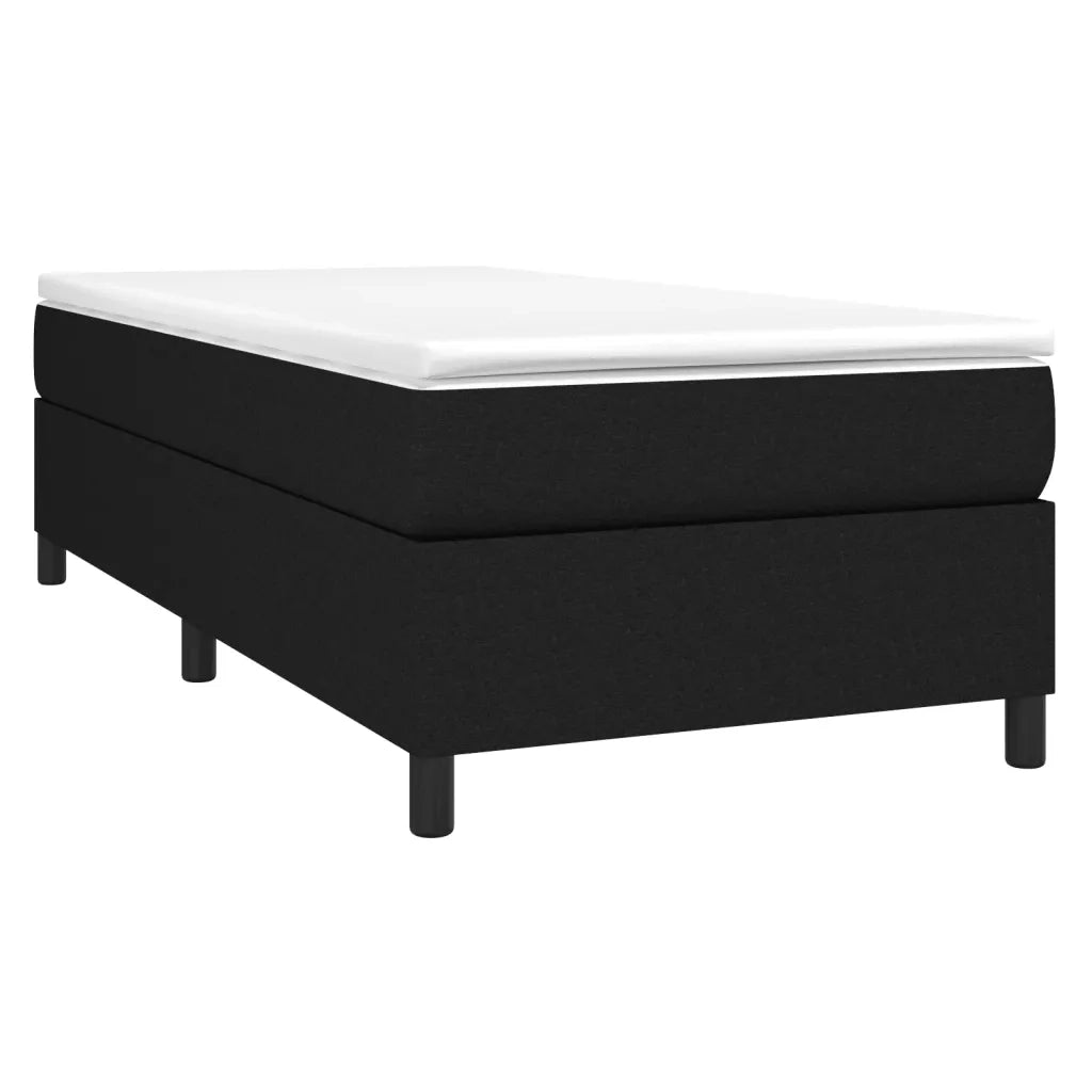 Struttura Letto a Rete a Molle Nero 80x200 cm Tessuto 3120816