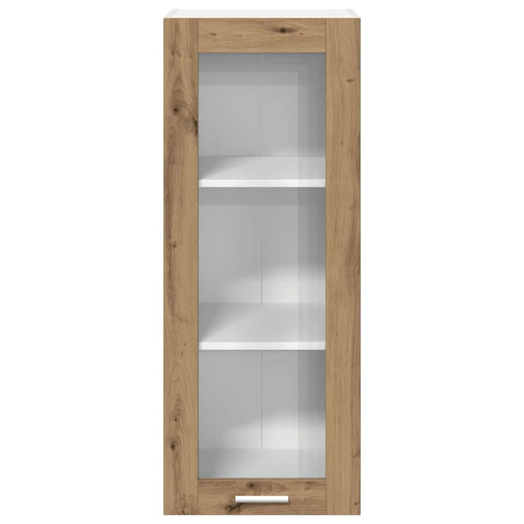 Armadio pensile con porta Rovere artigianale 40 x 31 x 100 cm