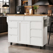 ISOLA CUCINA con piano ribaltabile 122x74,5x91,5 cm bianco MDF