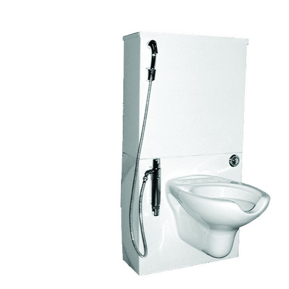 Parete attrezzata h120 con vaso sospeso