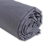 Stoffa in Poplin di Cotone Grigia - 200 cm x 150 cm - Fatto in Italia - Venduta a metro per cucito, abbigliamento, imbottitura, accessori per la casa, patchwork, tessuto liscio per cucito