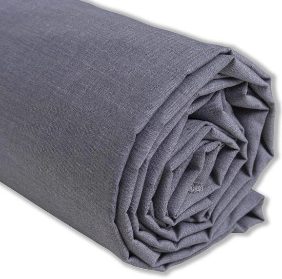 Stoffa in Poplin di Cotone Grigia - 200 cm x 150 cm - Fatto in Italia - Venduta a metro per cucito, abbigliamento, imbottitura, accessori per la casa, patchwork, tessuto liscio per cucito
