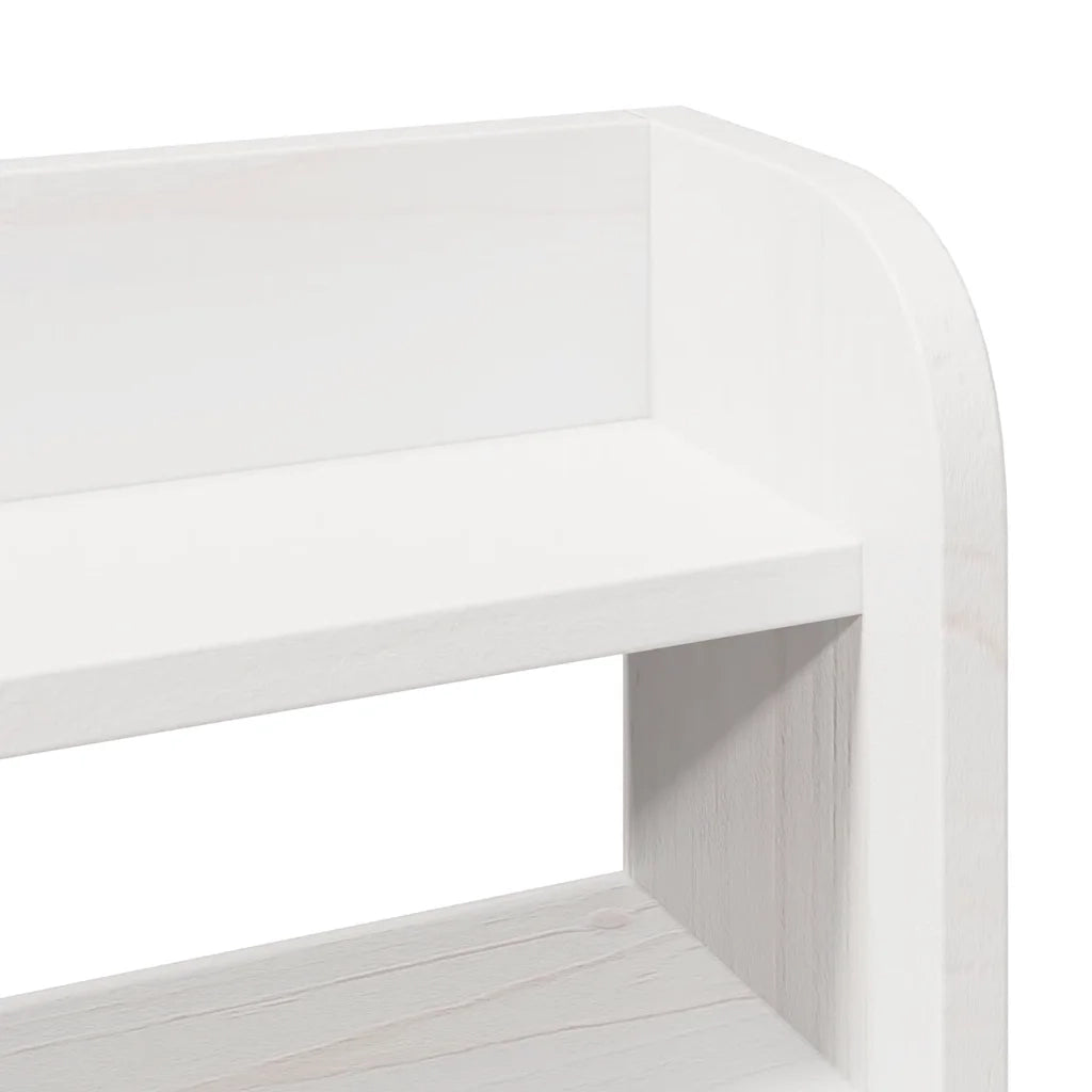 Giroletto con Testiera senza Materasso-Struttura Letto Bianco 160x200 cm 773960