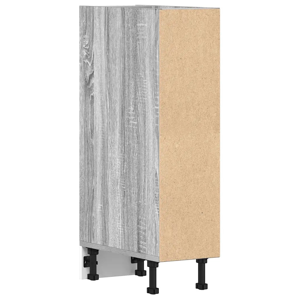 vidaXL Armadio Inferiore “Riga” Grigio Sonoma 20x44,5x81,5 cm