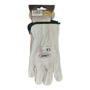 GUANTO PELLE FIORE BIANCO TG.8