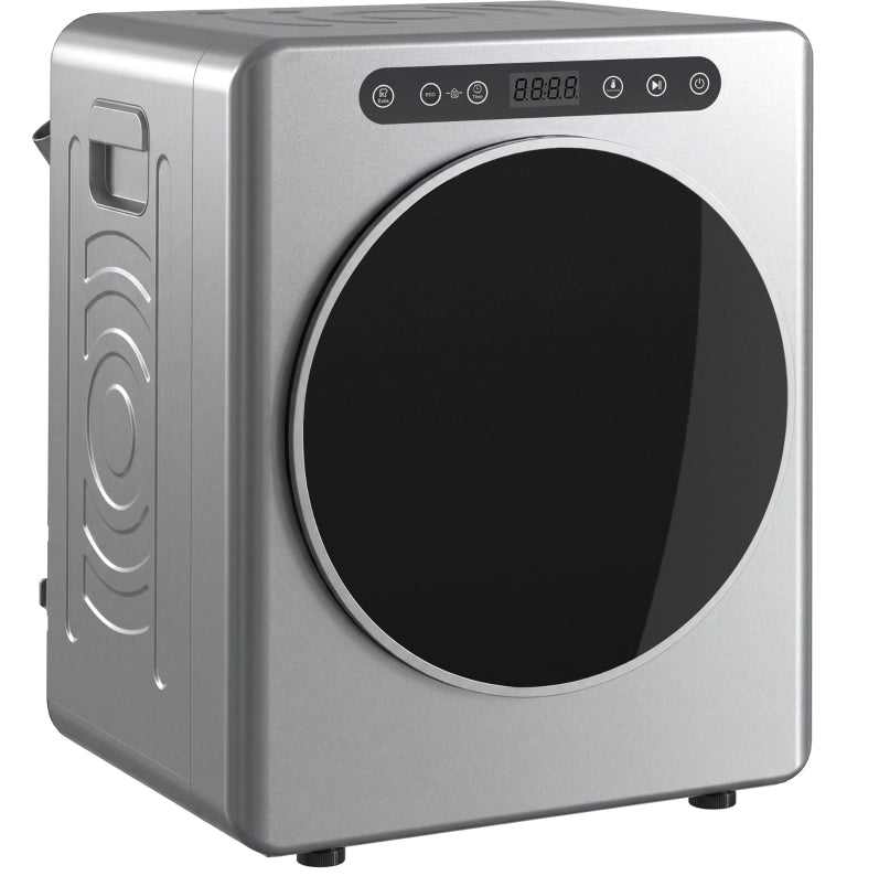 Asciugatrice a evacuazione compatta 5 kg 1000 W argento