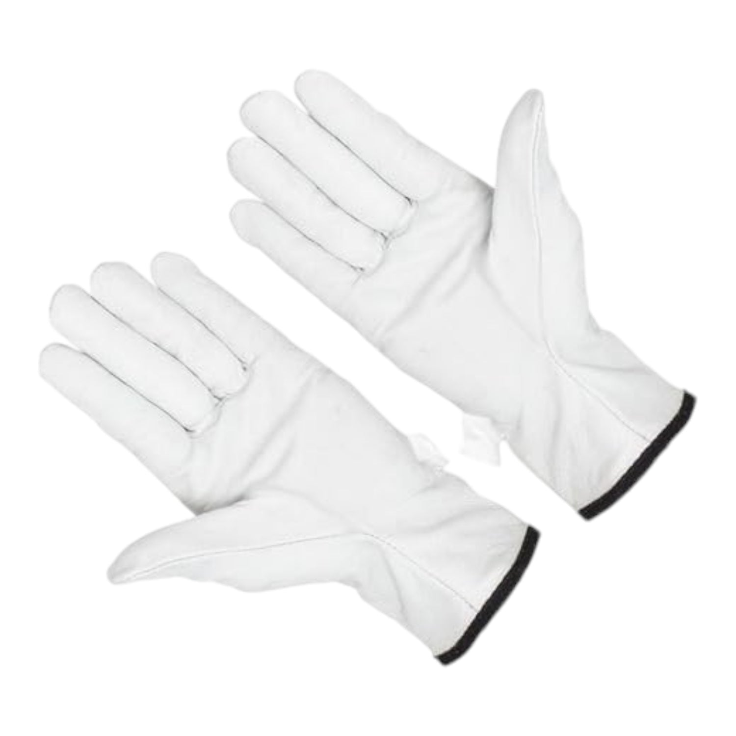 GUANTO PELLE FIORE BIANCO TG.8