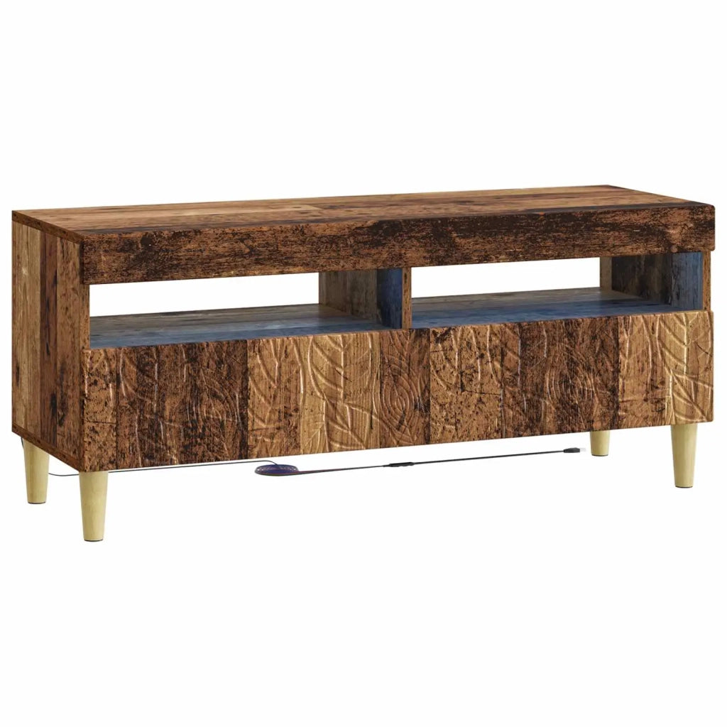 Mobile TV LED a 5 pezzi Legno antico Legno ingegnerizzato 3416768