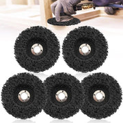 Dischi abrasivi a 125 mm, set da 5, per rimozione della ruggine con abrasivo a forma di croce.