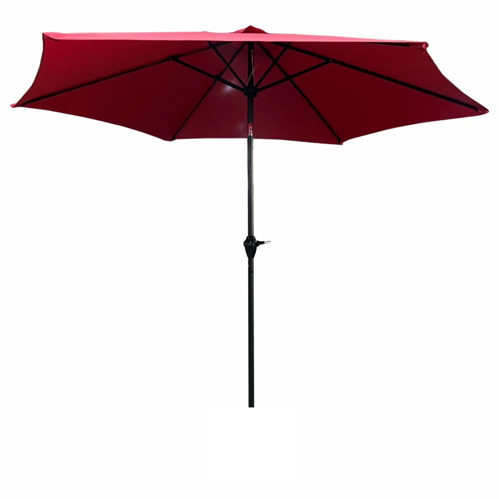 Ombrellone da giardino ORIENT con regolazione dell'inclinazione rosso peso 4,5 kg dimensioni 270x270x235 cm