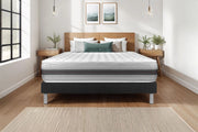 Letto con materasso VITAL SPRING RECOVER 120 x 200 cm Rete Kit Nero