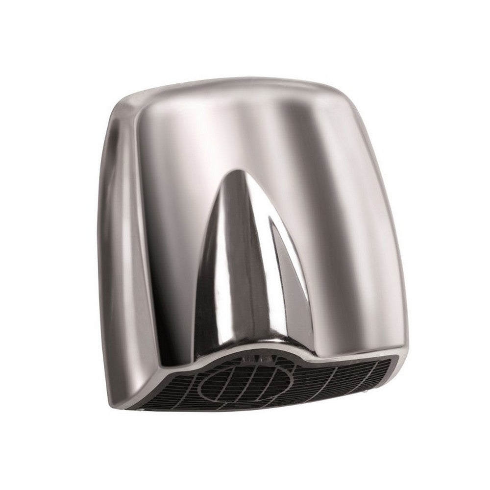 Asciugamano elettrico con fotocellula cromato lucido da 1850 watt