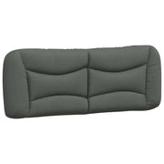 Cuscino Testiera Hvar Grigio Scuro 120 cm in Tessuto CFW7255836
