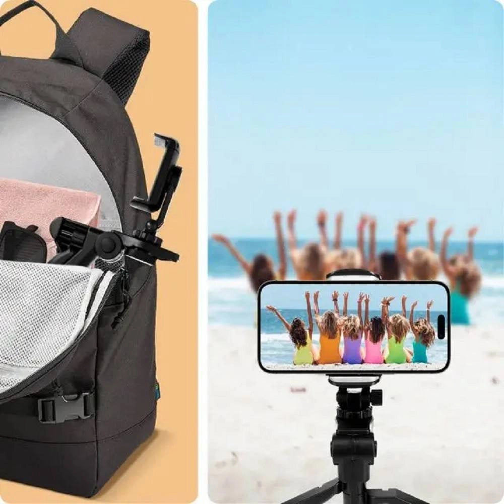 Trade Shop - Staffa Supporto Base Per Smartphone Rotante A 360° Con Staffe Triangolari Jt3832 -