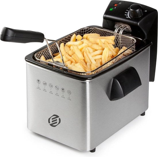 Piatto Fritto 4 Litri - Piatto Fritto - Doppio Piatto Fritto - Frittiera - Piatto Fritto Doppio