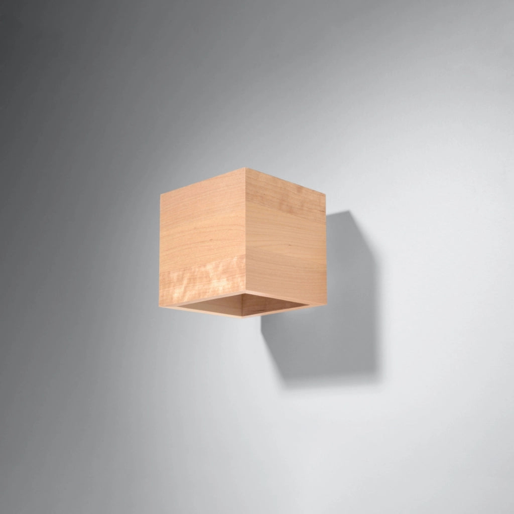 Applique TETRIS legno naturale G9 Pure Lume PU.0491