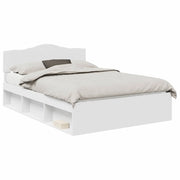 Letto matrimoniale | Letto per adulti | Struttura del letto Bianco 140 x 200 cm Pino massello