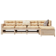 Set Divani da Giardino 5 pz in Legno Massello di Pino 3250828